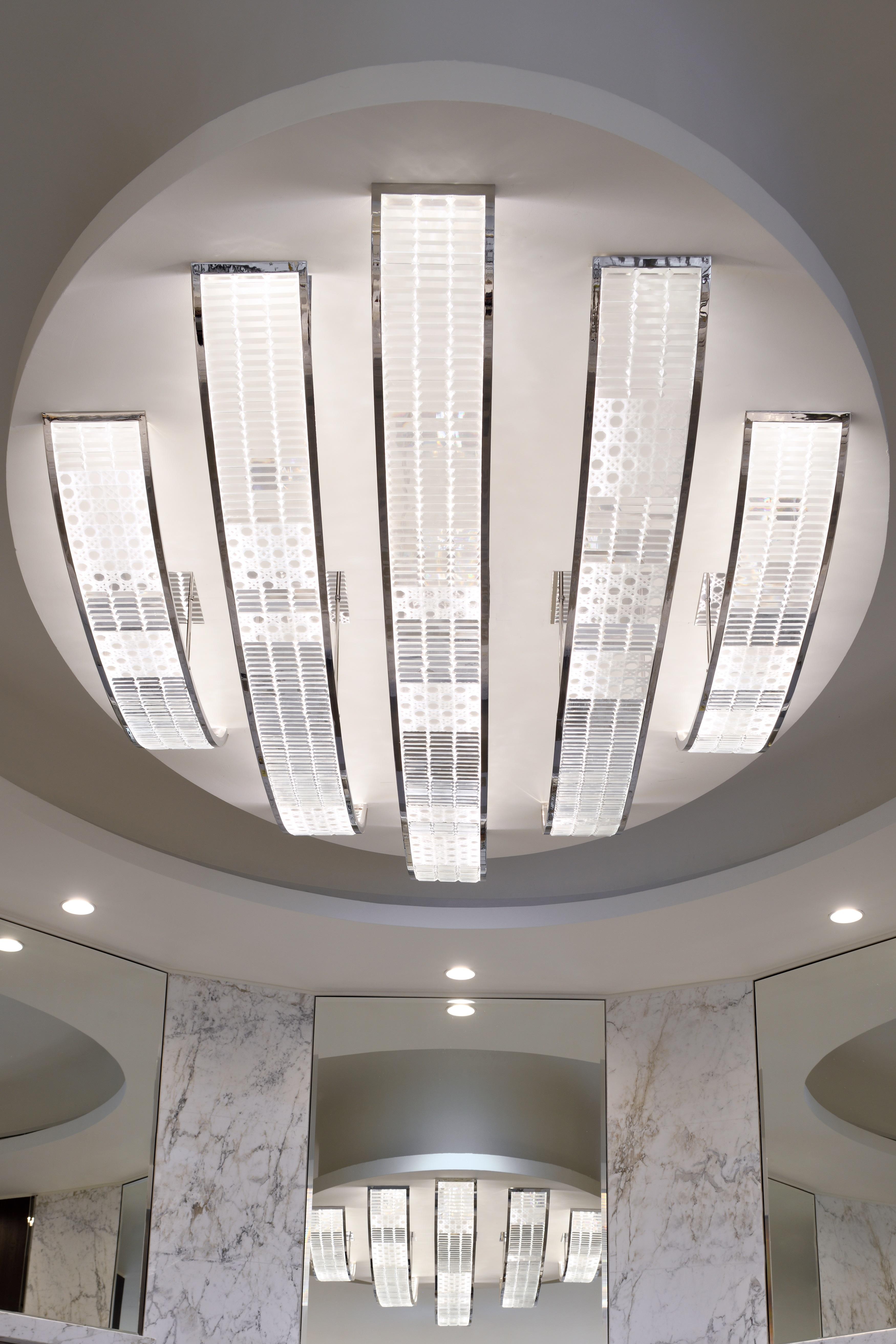 แอดเดรส ดาวน์ทาวน์ Hotel ดูไบ ภายนอก รูปภาพ Ceiling of the main entrance